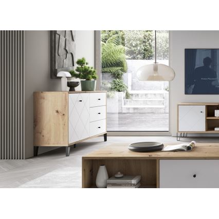 Byrå SULA artisan-ek/vit
