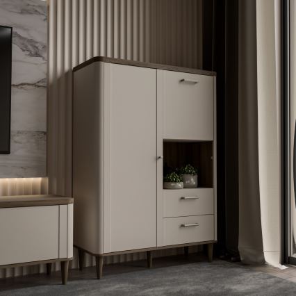 Byrå VIRO brun/beige