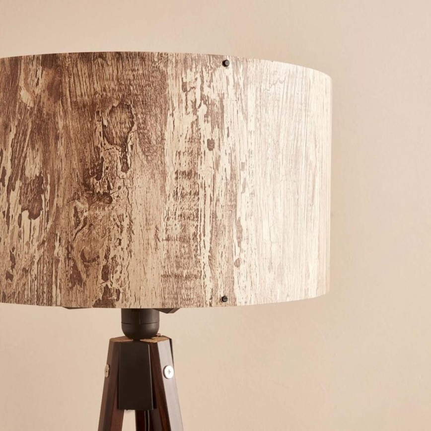 Byrålampa AYD 1xE27/40W/230V brun