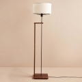 Byrålampa AYD 1xE27/40W/230V brun/vit