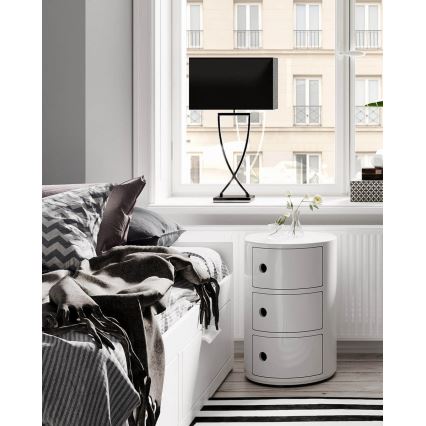 ByRydens - Bordslampa OMEGA 1xE27/5W/230V svart