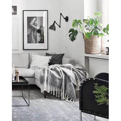 ByRydens - ByRydens - Dimbar vägglampa BASAR 1xE27/5W/230V svart