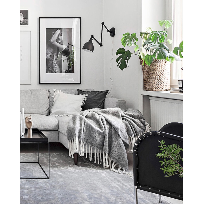 ByRydens - ByRydens - Dimbar vägglampa BASAR 1xE27/5W/230V svart
