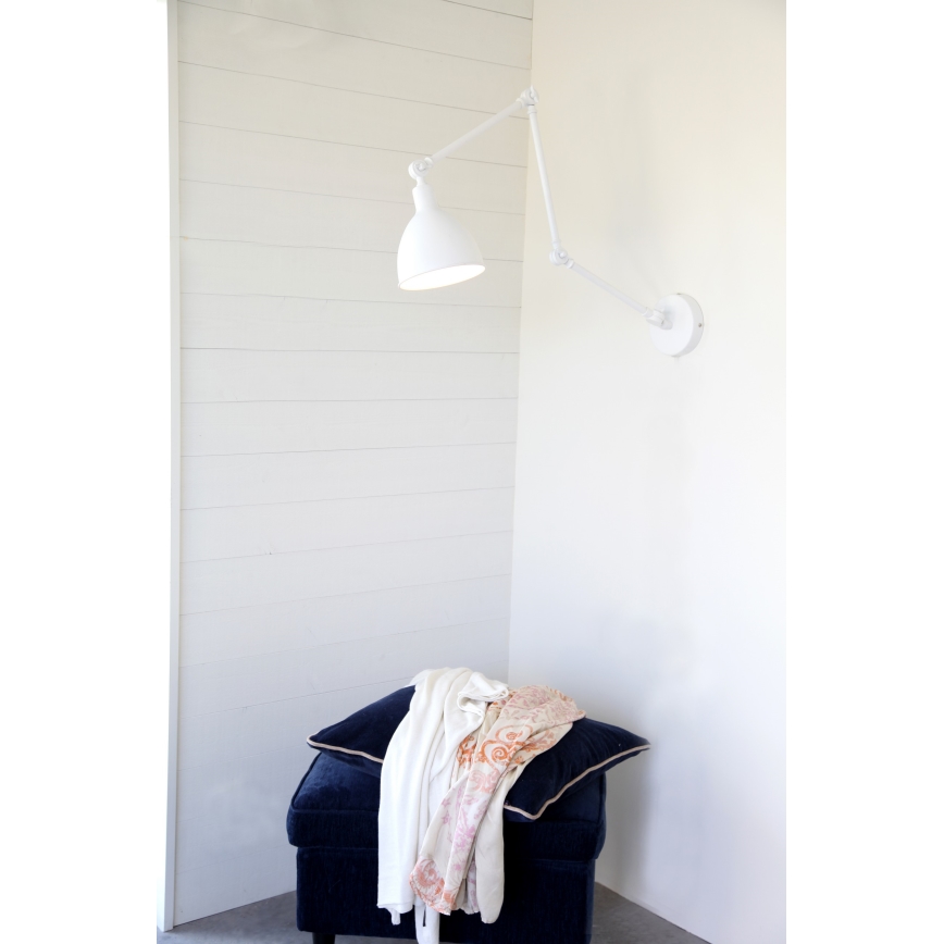 ByRydens - ByRydens - Dimbar vägglampa BASAR 1xE27/5W/230V vit