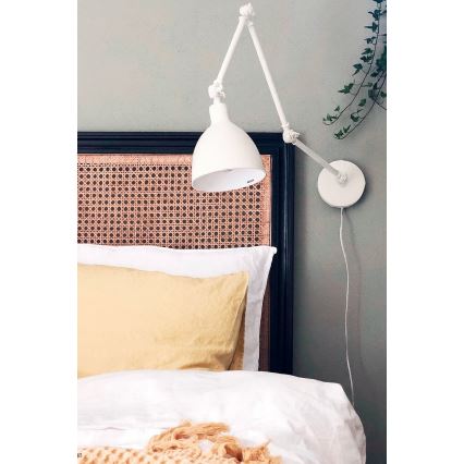 ByRydens - Dimbar vägglampa BASAR 1xE27/5W/230V vit