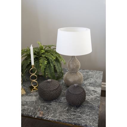 ByRydens - Bordslampa LOFTY 1xE27/5W/230V vit/silver