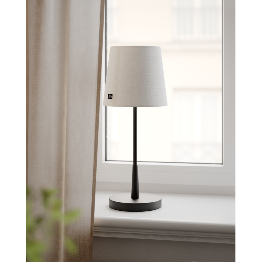 ByRydens - Bordslampa LUMI 1xE27/8W/230V vit/svart 48,5 cm