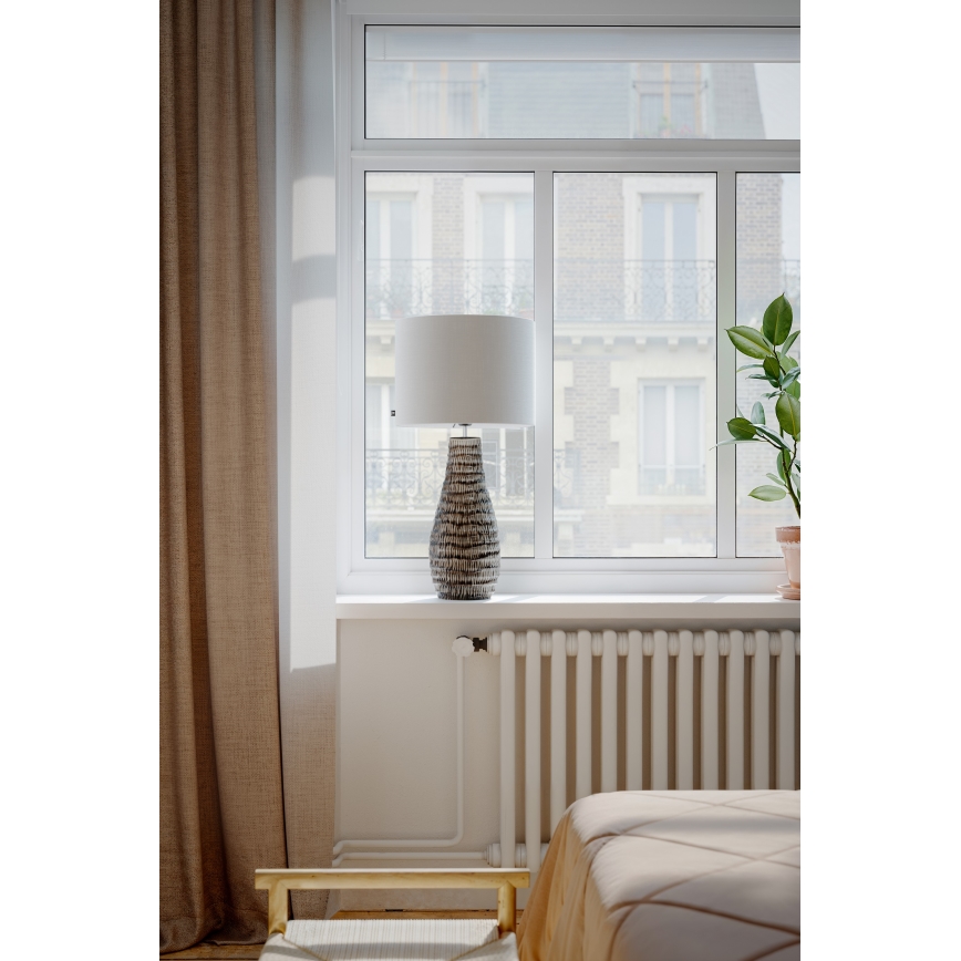 ByRydens - Bordslampa BARTHA 1xE27/8W/230V beige