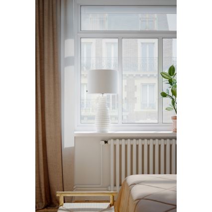 ByRydens - Bordslampa BARTHA 1xE27/8W/230V krämfärgad