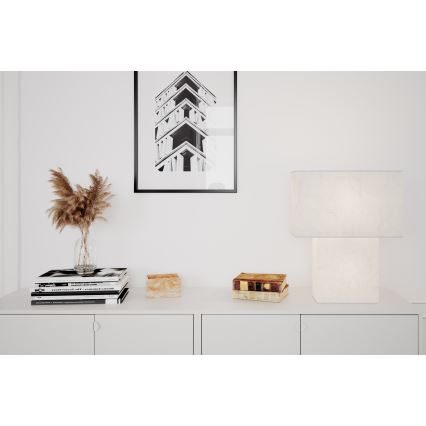 ByRydens - Bordslampa iSQUARE 1xE27/8W/230V vit