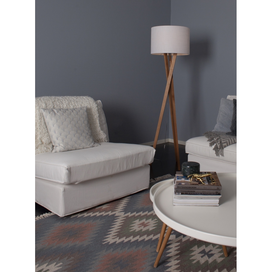 ByRydens - Golvlampa VEGA 1xE27/5W/230V beige