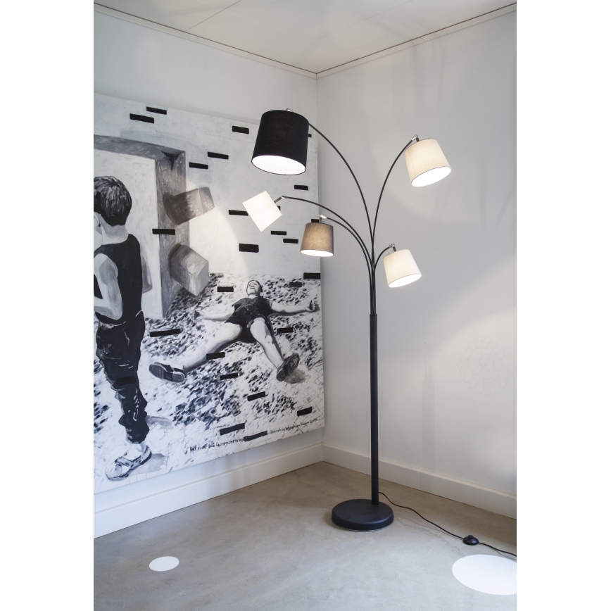 ByRydens - Golvlampa FOGGY 5xE14/5W/230V