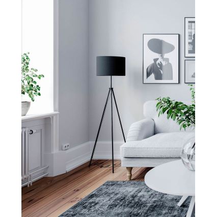 ByRydens - Golvlampa RINA 1xE27/5W/230V svart