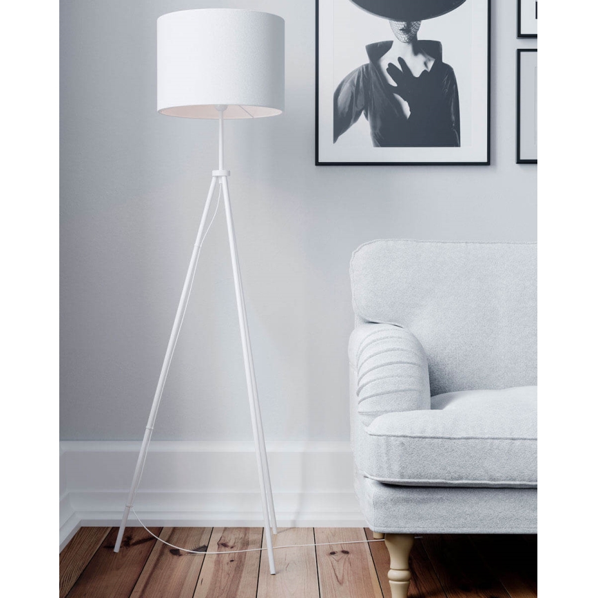 ByRydens - Golvlampa RINA 1xE27/5W/230V vit