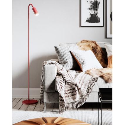 ByRydens - Golvlampa CURVE 1xGU10/7W/230V röd