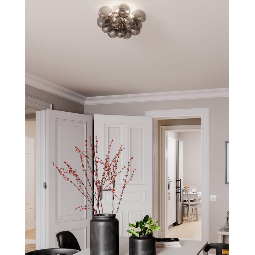 ByRydens - Taklampa GRANDE 3xG9/4W/230V rökig/svart