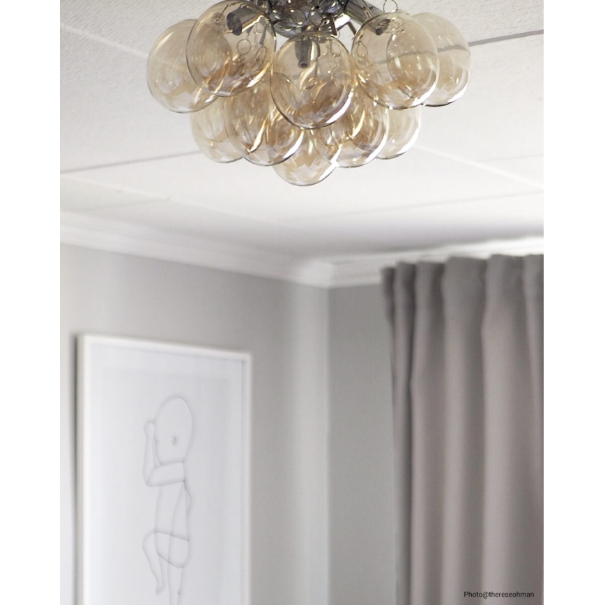 ByRydens - Taklampa GRANDE 3xG9/4W/230V rökig/brun