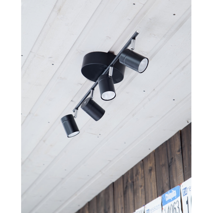 ByRydens - Spotlight CORRECT 4xGU10/7W/230V svart