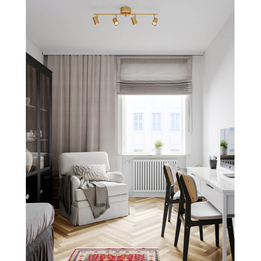 ByRydens - Spotlight CORRECT 4xGU10/7W/230V guld