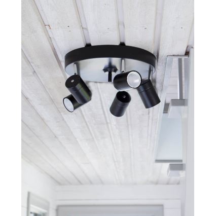 ByRydens - Spotlight CORRECT 5xGU10/7W/230V vit diameter 30 cm