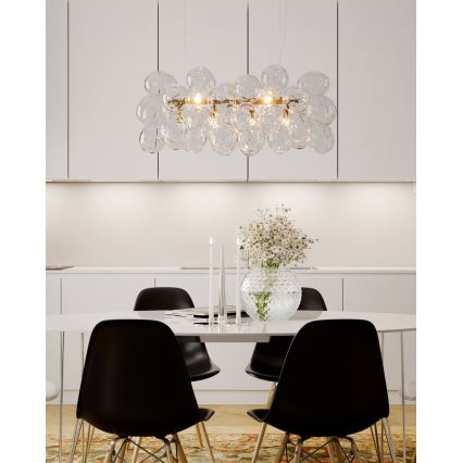 ByRydens - Pendellampa GROSS BAR 8xG9/4W/230V klar