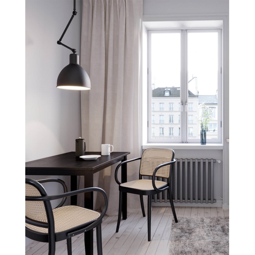 ByRydens - Taklampa med stång BAZAR 1xE27/5W/230V svart