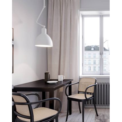 ByRydens - Taklampa på stång BAZAR 1xE27/5W/230V vit