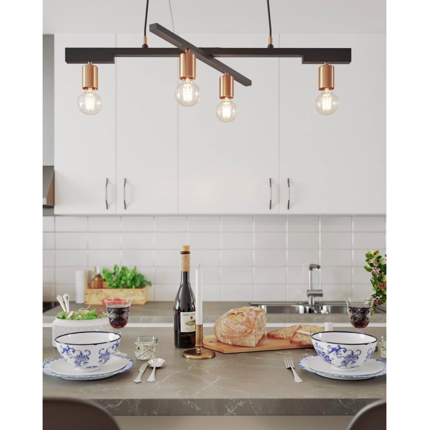 ByRydens - Takpendel ZEONA 4xE27/5W/230V