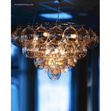 ByRydens - Ljuskrona på vajer GROSS GIANT 8xE27/8W/230V