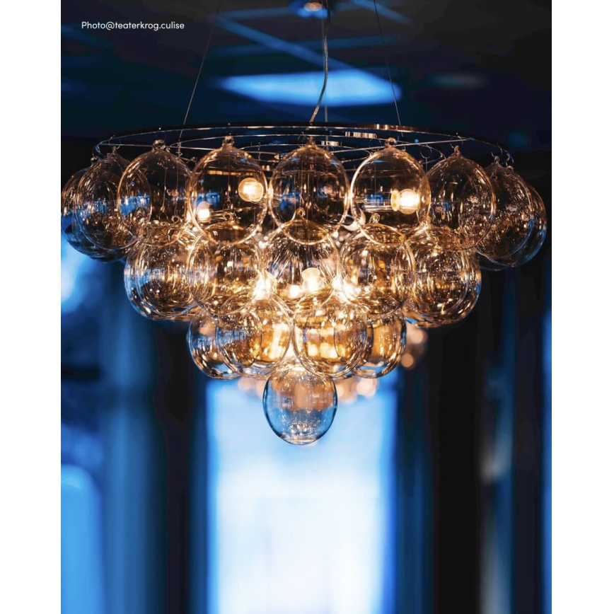 ByRydens - Ljuskrona på vajer GROSS GIANT 8xE27/8W/230V