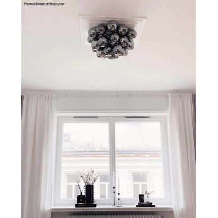 ByRydens - Taklampa GROSS 6xG9/5W/230V rökig/svart