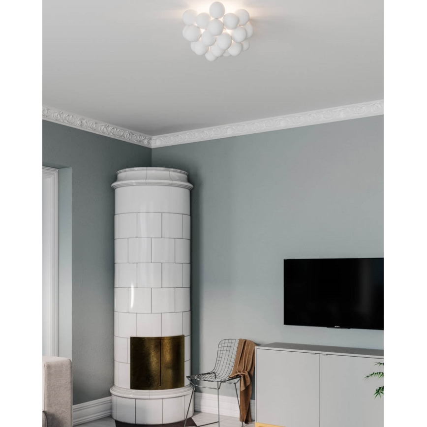 ByRydens - Taklampa GROSS 6xG9/5W/230V vit
