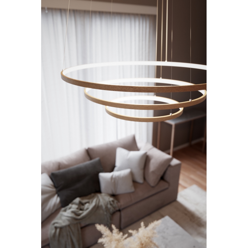 ByRydens - LED ljuskrona med textilsladd TRIONE LED/45W/230V