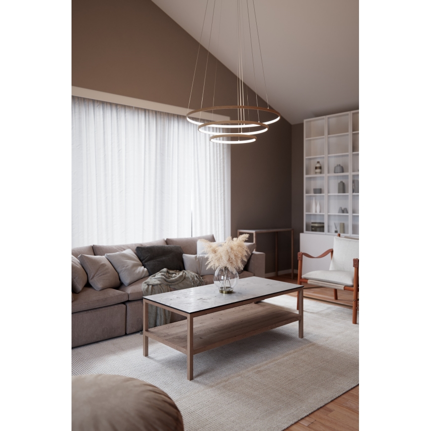 ByRydens - LED ljuskrona med textilsladd TRIONE LED/45W/230V