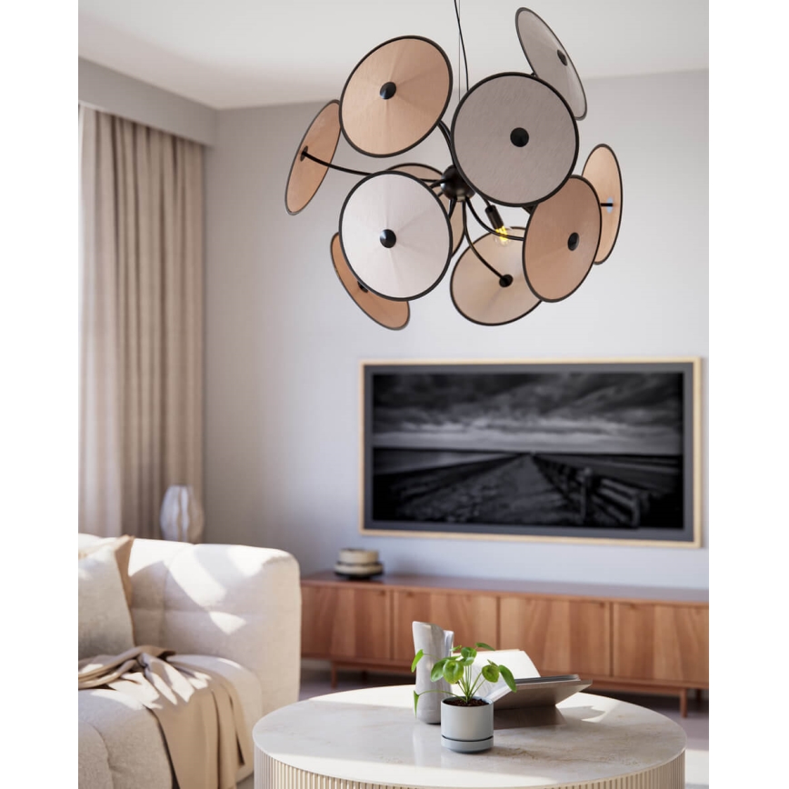 ByRydens - Pendellampa med vajer CAPPELLO 4xE14/5W/230V