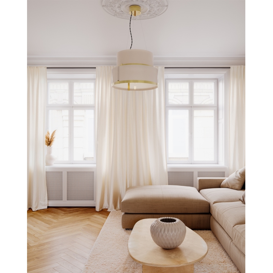 ByRydens - Pendellampa MARCEL med vajer, 2xE27/8W/230V