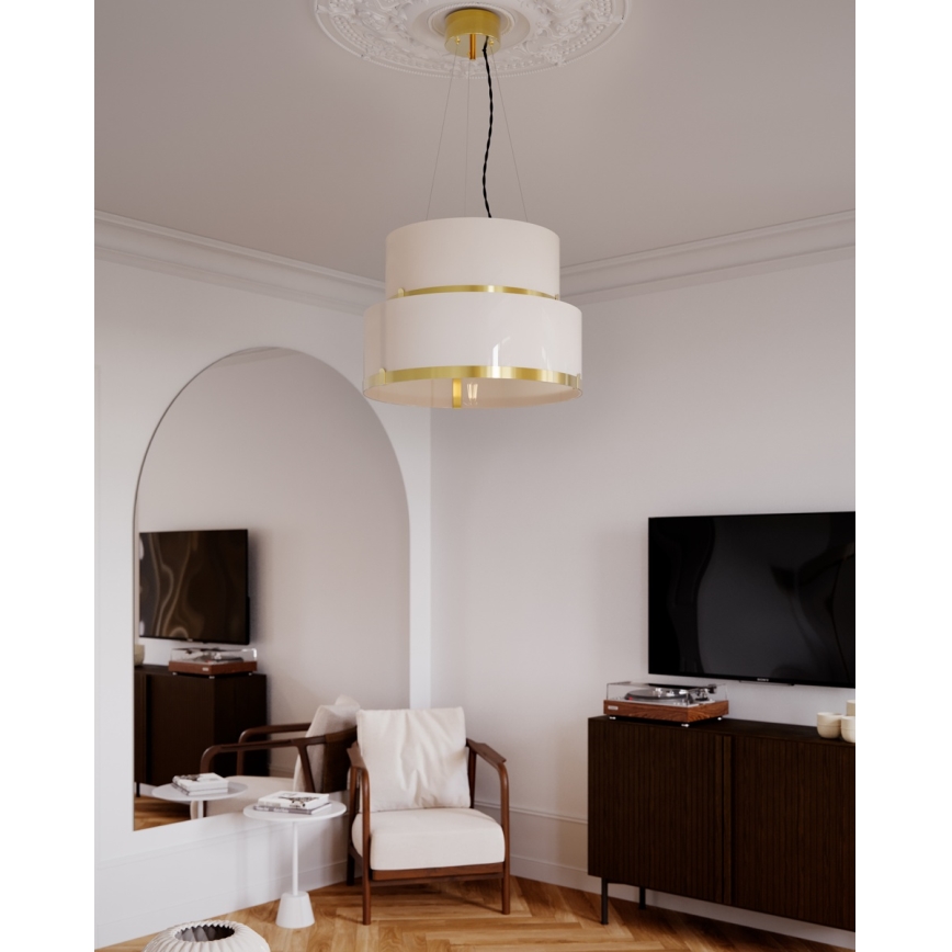 ByRydens - Pendellampa MARCEL med vajer, 2xE27/8W/230V