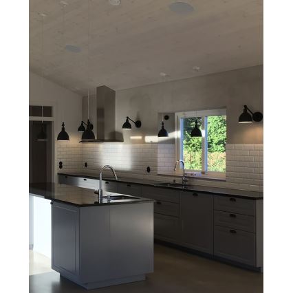 ByRydens - ByRydens - Vägglampa BASAR MINI 1xE27/5W/230V svart