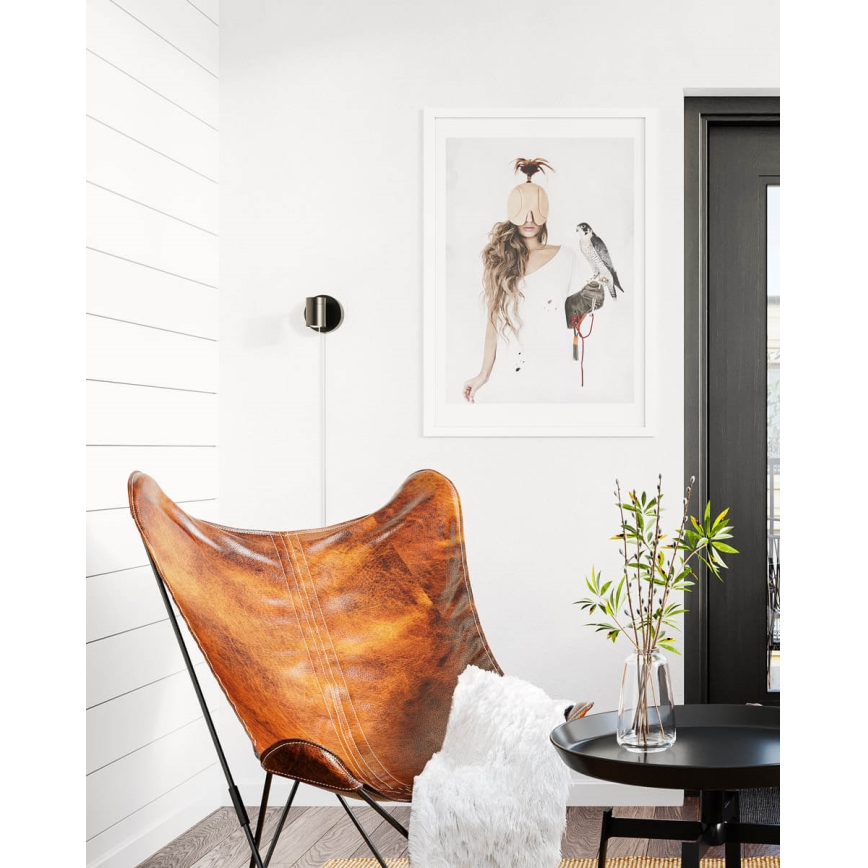 ByRydens - Ljusreglerad väggspotlight CORRECT 1xGU10/7W/230V svart