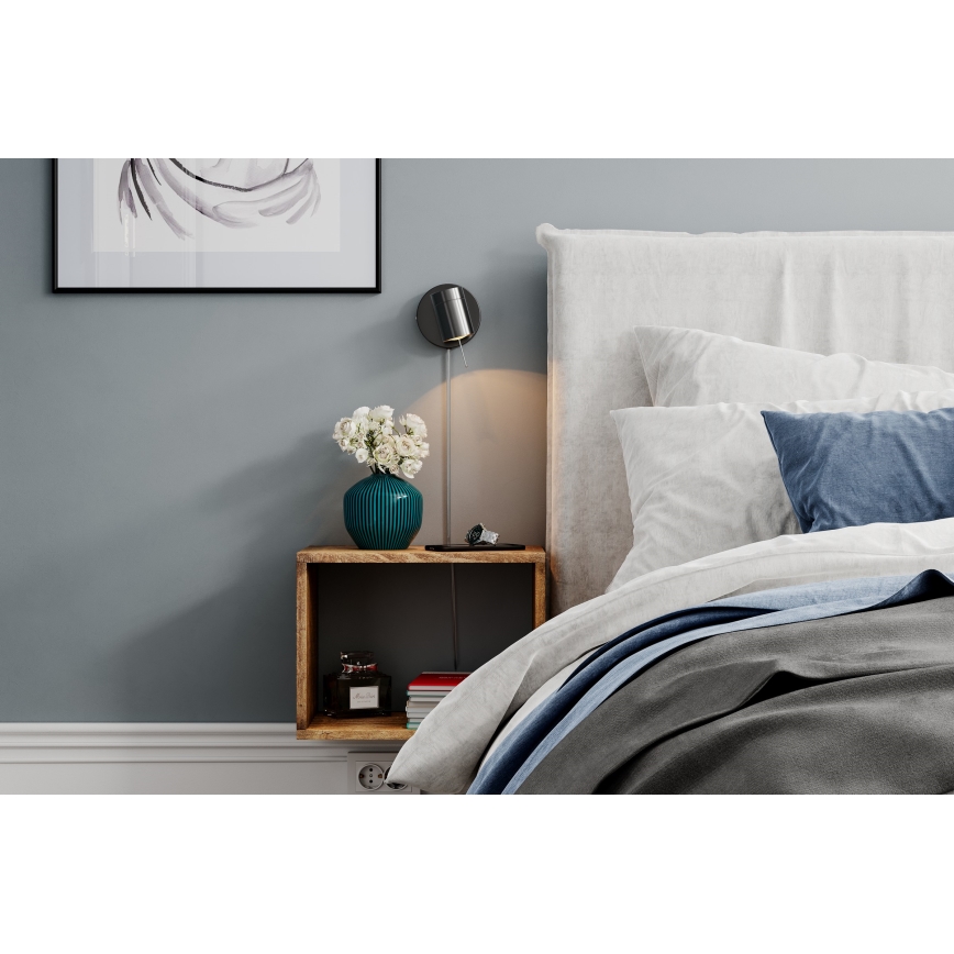 ByRydens - ByRydens - Ljusreglerad väggspotlight CORRECT 1xGU10/7W/230V svart