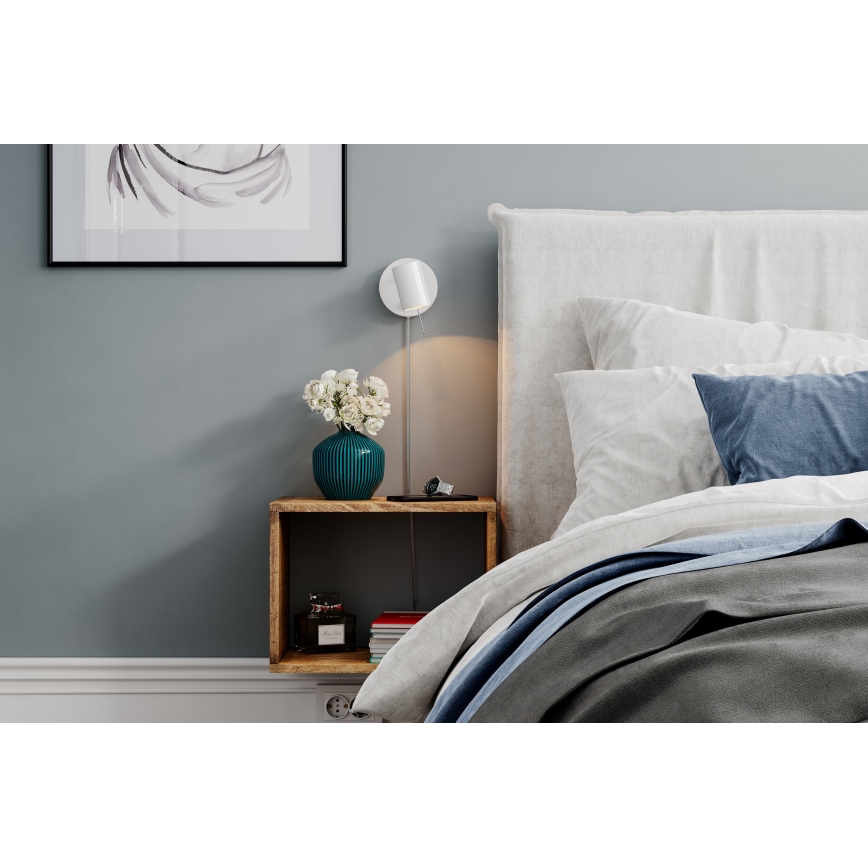 ByRydens - ByRydens - Ljusreglerad väggspotlight CORRECT 1xGU10/7W/230V vit