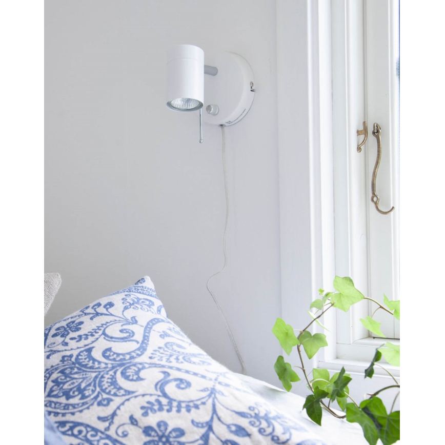 ByRydens - ByRydens - Ljusreglerad väggspotlight CORRECT 1xGU10/7W/230V vit