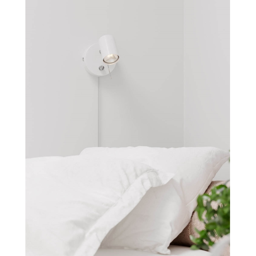 ByRydens - ByRydens - Ljusreglerad väggspotlight CORRECT 1xGU10/7W/230V vit