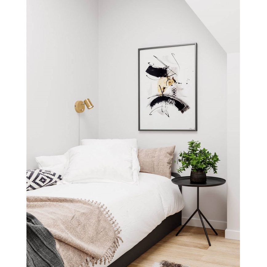 ByRydens - ByRydens - Ljusreglerad väggspotlight CORRECT 1xGU10/7W/230V guld