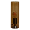 ByRydens - Bordslampa FLAKE 1xE27/8W/230V brun/rökfärgad