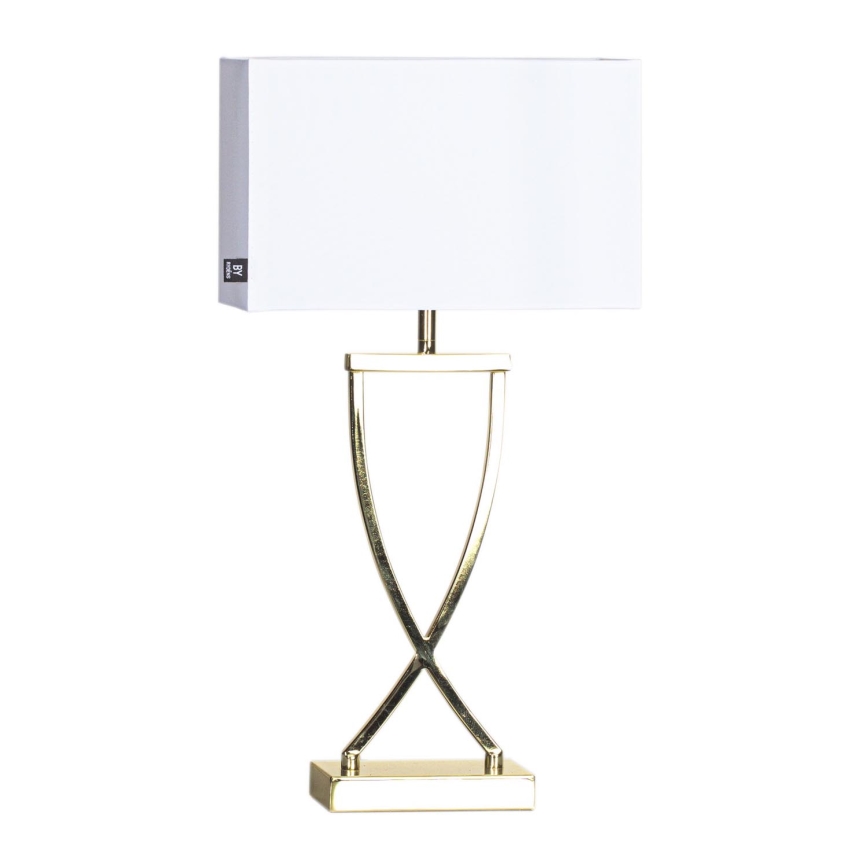 ByRydens - Bordslampa OMEGA 1xE27/5W/230V vit/guld