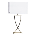 ByRydens - Bordslampa OMEGA 1xE27/5W/230V vit/mässing