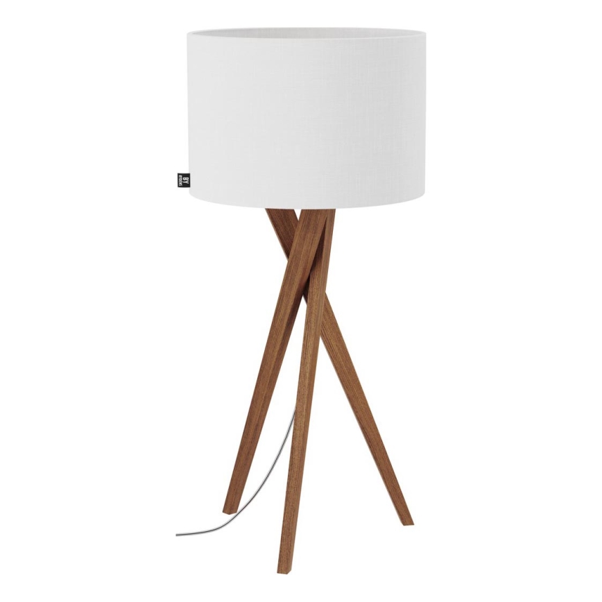ByRydens - Bordslampa VEGA 1xE27/8W/230V vit/ek