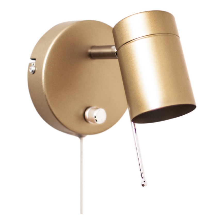 ByRydens - ByRydens - Ljusreglerad väggspotlight CORRECT 1xGU10/7W/230V guld