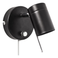 ByRydens - ByRydens - Ljusreglerad väggspotlight CORRECT 1xGU10/7W/230V svart